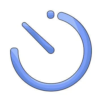 Illustration of timer Illustrazione stock