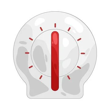 Illustration of timer switch knob Stock Illustration