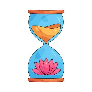 Illustration of timer yoga Stock Illustration