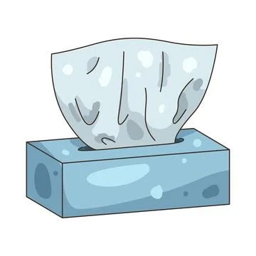 Illustration of tissue box Stock Illustration