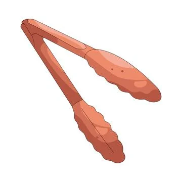 Illustration of Tongs Stock Illustration