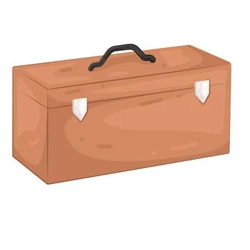 Illustration of toolbox Stock Illustration