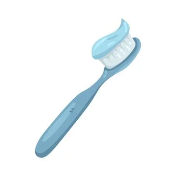 Illustration of toothbrush Ilustración de archivo