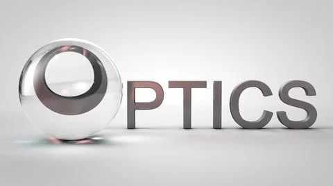 Illustration on the topic of optics Stock Illustration
