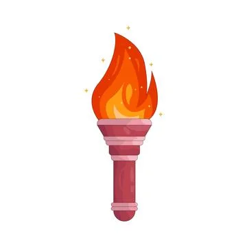 Illustration of Torch Stock Illustration