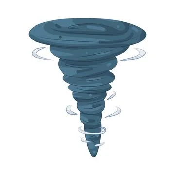 Illustration of tornado Stock Illustration