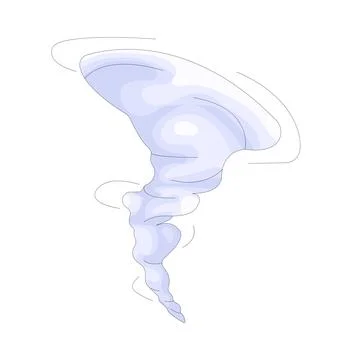 Illustration of Tornado 스톡 일러스트