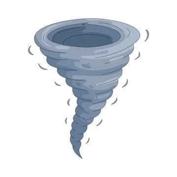 Illustration of tornado Stock Illustration