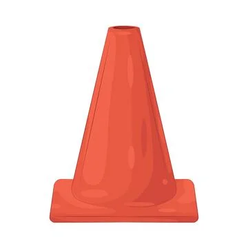 Illustration of traffic cone Stock Illustration