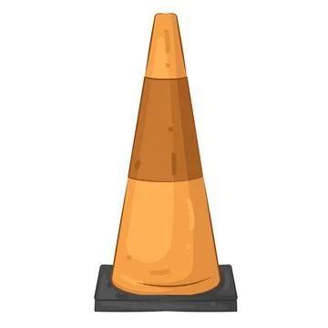 Illustration of traffic cone Stock Illustration
