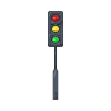 Illustration of Traffic light Illustrazione stock
