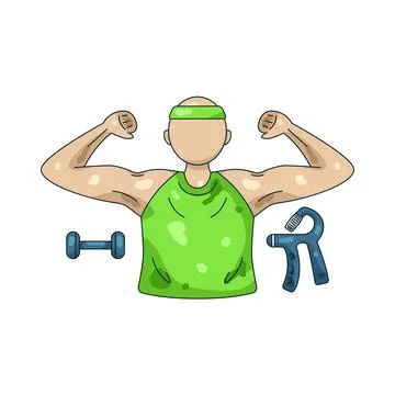 Illustration of trainer Illustrazione stock