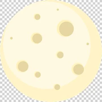 Illustration with transparency of the moon for halloween. Stock Illustration