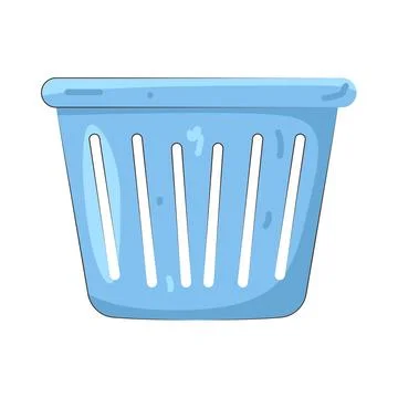 Illustration of trash bin Stock Illustration