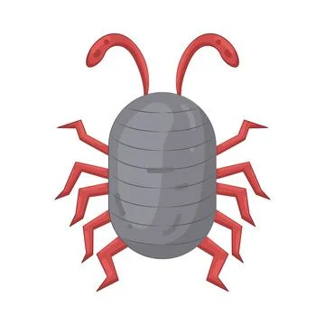 Illustration of trash bug Illustration