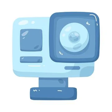 Illustration of travel camera Stock Illustration