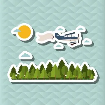 Illustration of travel, editable vector Stock Illustration