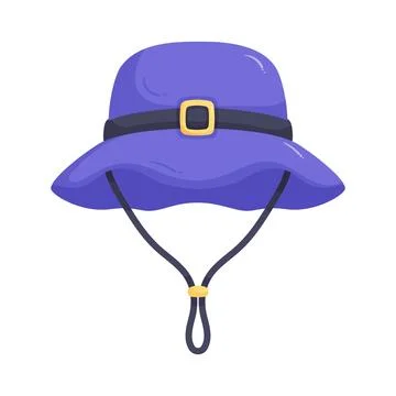 Illustration of travel hat Illustration