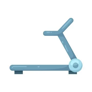 Illustration of treadmill Ilustración de archivo