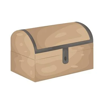 Illustration of treasure chest Stock Illustration
