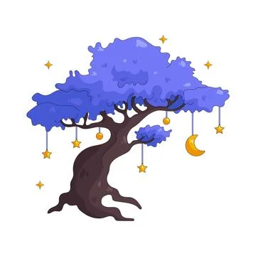 Illustration of tree Illustrazione stock