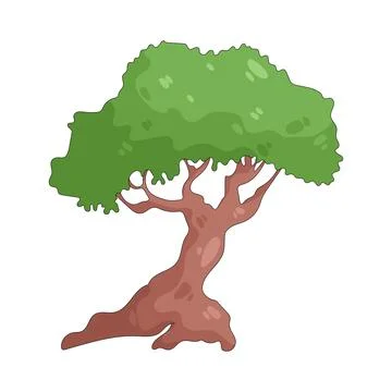 Illustration of tree Ilustración de archivo