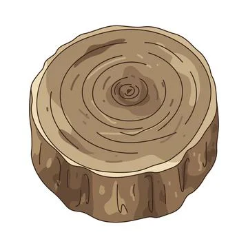 Illustration of Tree ring イラスト素材
