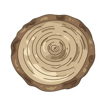 Illustration of Tree ring Stock Illustration