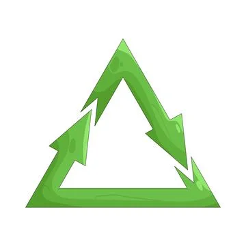 Illustration of triangle arrow Stock Illustration