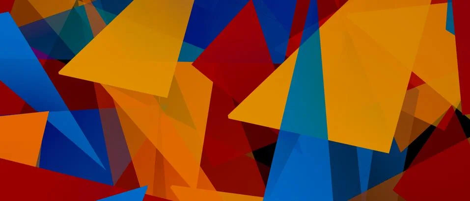 Illustration of triangles Stock Illustration