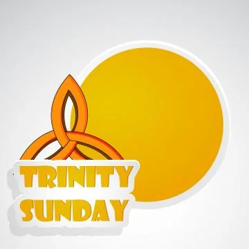 Illustration of Trinity Sunday Background Illustration