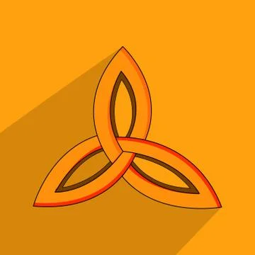 Illustration of Trinity Sunday Background Illustrazione stock