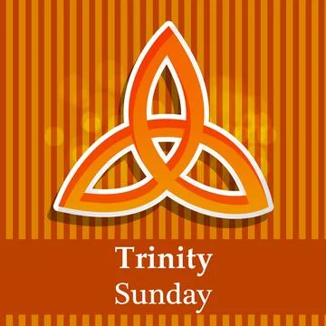 Illustration of Trinity Sunday Background Illustration