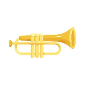 Illustration of trumpet Stock Illustration