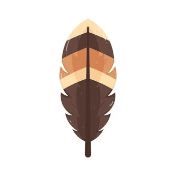 Illustration of turkey feather イラスト素材