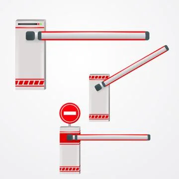Illustration of turnpikes Stock Illustration