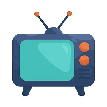 Illustration of TV Illustrazione stock