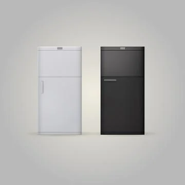 Illustration of two fridges Stock Illustration
