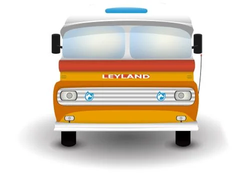 Illustration of a typical Maltese bus Stock Illustration