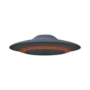 Illustration of UFO Stock Illustration