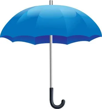 Illustration of umbrella, with white background vector-eps Stock Illustration