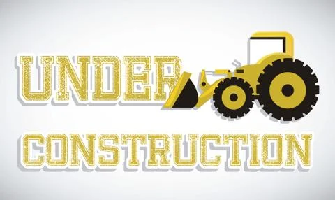 Illustration of under construction, construction icons, site, worker, tools, Stock Illustration