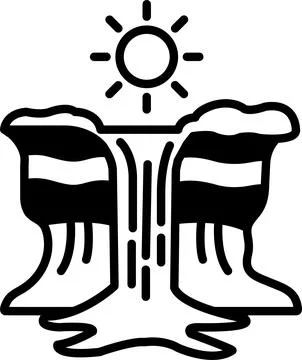 Illustration of the underground layer in line art style. Stock-Illustration
