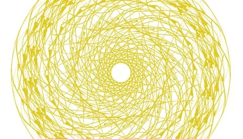 Illustration of a unique yellow pattern abstract background Stock Illustration