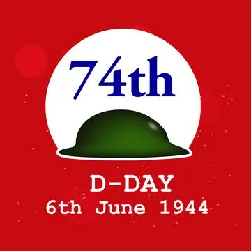 Illustration of U.S.A D-Day background Ilustración de archivo