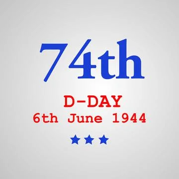 Illustration of U.S.A D-Day background Ilustración de archivo