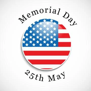 Illustration of USA Memorial Day Stockillustratie