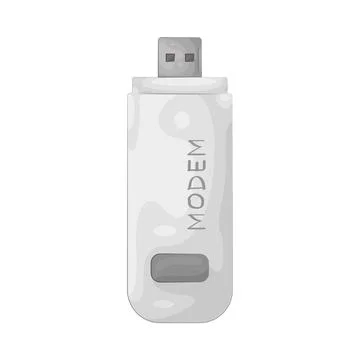 Illustration of USB Stock Illustration