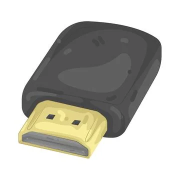 Illustration of USB Stock Illustration