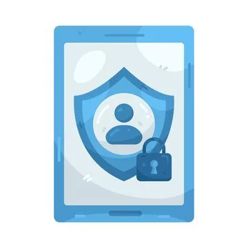 Illustration of User locked Stock Illustration